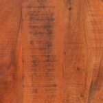 Table basse Ø 52x30 cm bois de manguier brut massif – Image 5