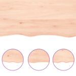 Dessus de table 180x60x(2-6) cm bois de chêne massif non traité – Image 6