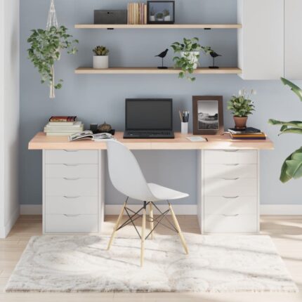 Dessus de table 180x60x(2-6) cm bois de chêne massif non traité