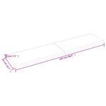 Dessus de table marron clair bois chêne massif traité – Image 4
