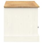 Meuble TV VIGO blanc 156x40x40 cm bois massif de pin – Image 4