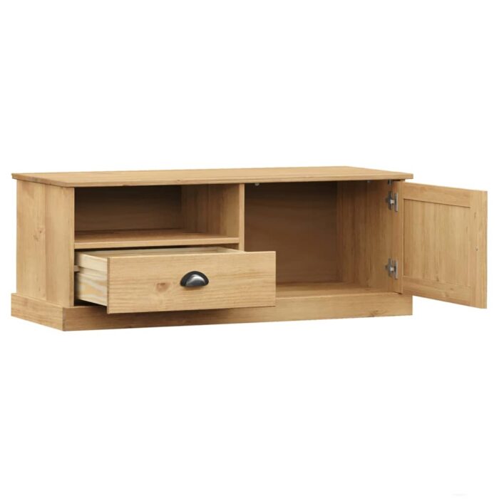 Meuble TV VIGO 106x40x40 cm bois massif de pin – Image 2