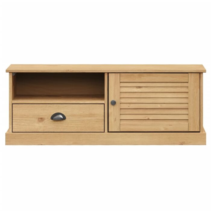 Meuble TV VIGO 106x40x40 cm bois massif de pin – Image 3