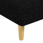 Chaise longue noir tissu – Image 5