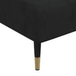 Chaise longue noir velours – Image 5