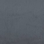 Chaise longue gris foncé velours – Image 6
