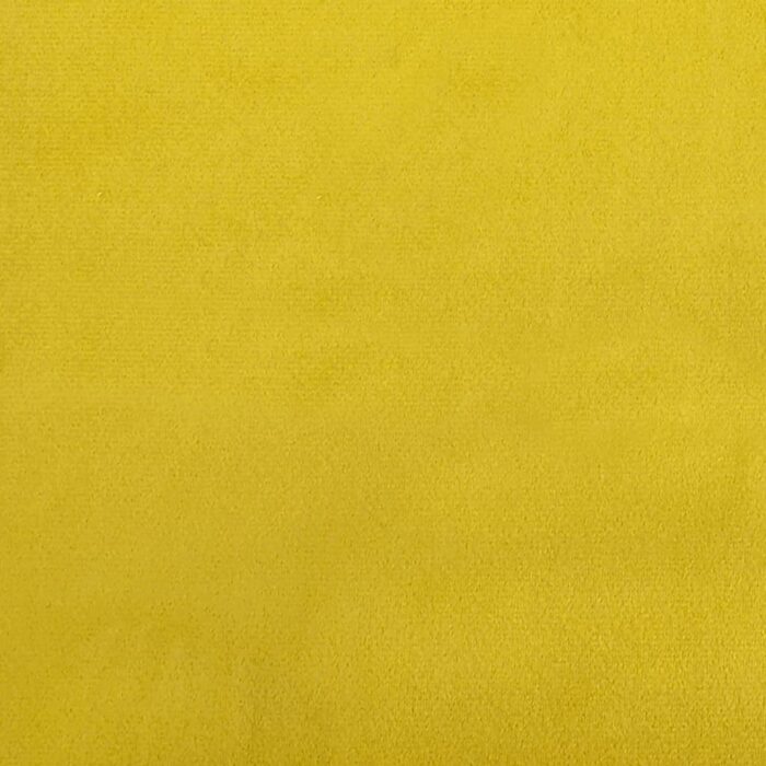 Chaise longue jaune velours – Image 6