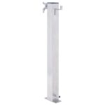 Colonne à eau de jardin 40 cm acier inoxydable carré – Image 3