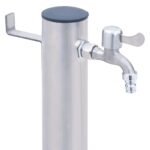 Colonne à eau de jardin 40 cm acier inoxydable rond – Image 4