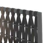 Chaises de jardin et coussins lot de 4 marron 54x61x83 cm rotin – Image 5