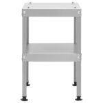 Fumoir à four à barbecue avec table acier galvanisé – Image 7