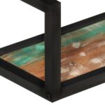 Étagères murales 2 pcs 110x17x17cm bois récupération massif/fer – Image 4