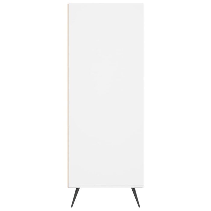 Bibliothèque blanc 69,5x32,5x90 cm bois d'ingénierie – Image 3