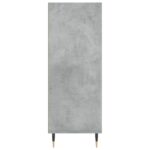 Bibliothèque gris béton 69,5x32,5x90 cm bois d'ingénierie – Image 3