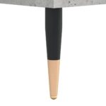 Bibliothèque gris béton 69,5x32,5x90 cm bois d'ingénierie – Image 5