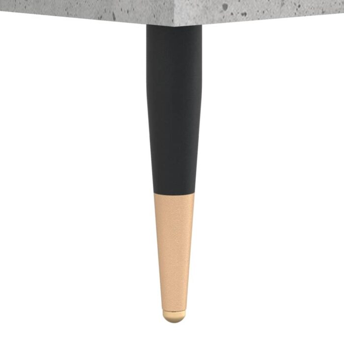 Bibliothèque gris béton 69,5x32,5x90 cm bois d'ingénierie – Image 5