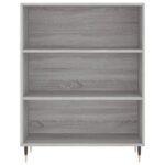 Bibliothèque sonoma gris 69,5x32,5x90 cm bois d'ingénierie – Image 2
