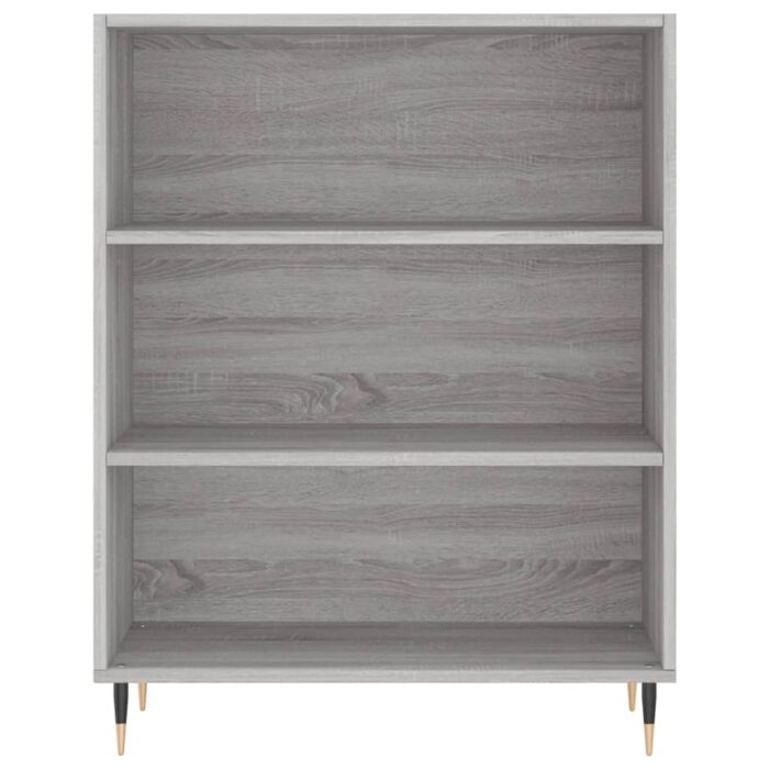 Bibliothèque sonoma gris 69,5x32,5x90 cm bois d'ingénierie – Image 2