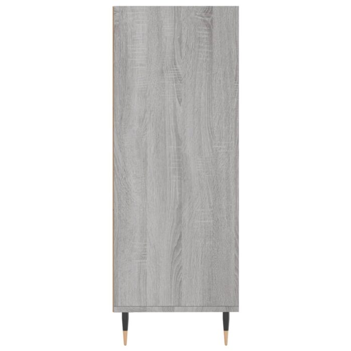 Bibliothèque sonoma gris 69,5x32,5x90 cm bois d'ingénierie – Image 3