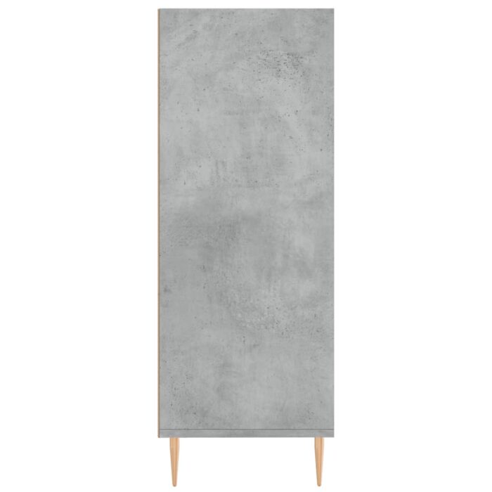 Bibliothèque gris béton 69,5x32,5x90 cm bois d'ingénierie – Image 3