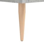 Bibliothèque gris béton 69,5x32,5x90 cm bois d'ingénierie – Image 5