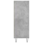 Bibliothèque gris béton 69,5x32,5x90 cm bois d'ingénierie – Image 3