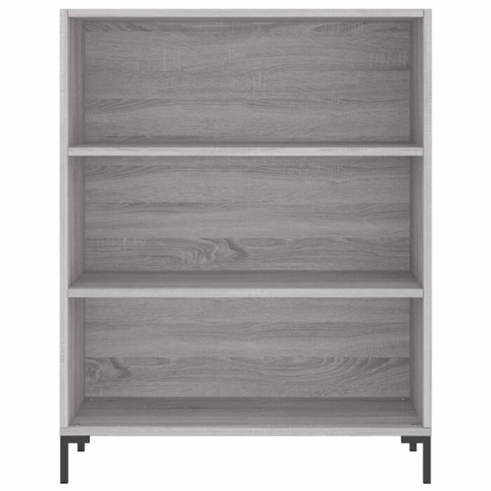 Bibliothèque sonoma gris 69,5x32,5x90 cm bois d'ingénierie – Image 2