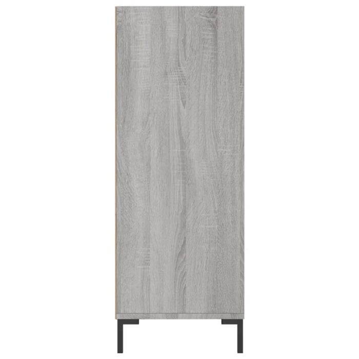 Bibliothèque sonoma gris 69,5x32,5x90 cm bois d'ingénierie – Image 3