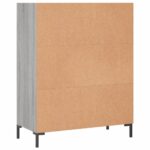 Bibliothèque sonoma gris 69,5x32,5x90 cm bois d'ingénierie – Image 4