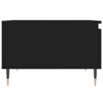 Table basse noir 55x55x36,5 cm bois d'ingénierie – Image 5