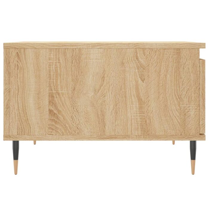 Table basse chêne sonoma 55x55x36,5 cm bois d'ingénierie – Image 5