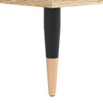 Table basse chêne sonoma 55x55x36,5 cm bois d'ingénierie – Image 7