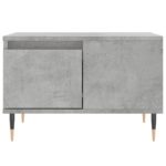 Table basse gris béton 55x55x36,5 cm bois d'ingénierie – Image 3