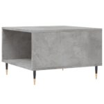 Table basse gris béton 55x55x36,5 cm bois d'ingénierie – Image 6