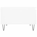 Table basse blanc 55x55x36,5 cm bois d'ingénierie – Image 5