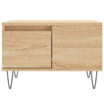 Table basse chêne sonoma 55x55x36,5 cm bois d'ingénierie – Image 3