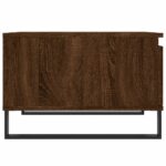 Table basse chêne marron 55x55x36,5 cm bois d'ingénierie – Image 5