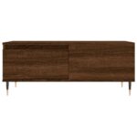 Table basse Chêne marron 90x50x36,5 cm Bois d'ingénierie – Image 3