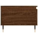 Table basse Chêne marron 90x50x36,5 cm Bois d'ingénierie – Image 5