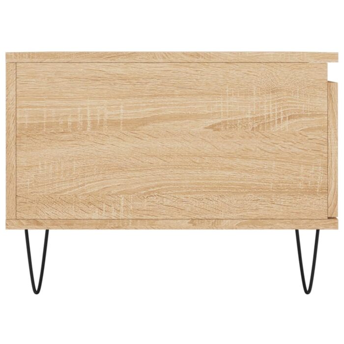 Table basse Chêne sonoma 90x50x36,5 cm Bois d'ingénierie – Image 5