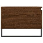 Table basse Chêne marron 90x50x36,5 cm Bois d'ingénierie – Image 5