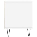 Meuble TV blanc 100x34,5x44,5 cm bois d'ingénierie – Image 5