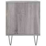 Meuble TV sonoma gris 100x34,5x44,5 cm bois d'ingénierie – Image 5