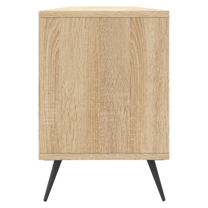 Meuble TV chêne sonoma 150x30x44,5 cm bois d'ingénierie – Image 5