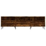 Meuble TV chêne fumé 150x30x44,5 cm bois d'ingénierie – Image 3