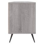 Meuble TV sonoma gris 150x30x44,5 cm bois d'ingénierie – Image 5