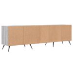 Meuble TV sonoma gris 150x30x44,5 cm bois d'ingénierie – Image 6