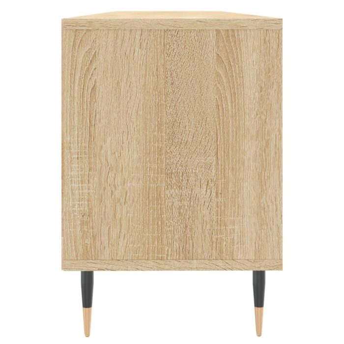 Meuble TV chêne sonoma 150x30x44,5 cm bois d'ingénierie – Image 5
