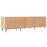 Meuble TV chêne sonoma 150x30x44,5 cm bois d'ingénierie – Image 6