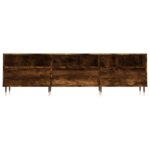Meuble TV chêne fumé 150x30x44,5 cm bois d'ingénierie – Image 3